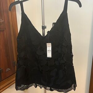 White House Black Market Black Camisole Top